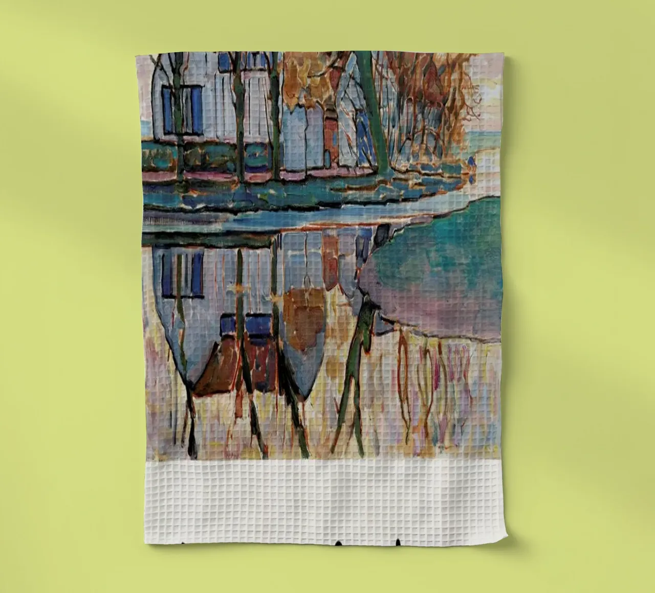 Mondrian – Signed Farm canovaccio da cucina da Vintage by JUNIQE