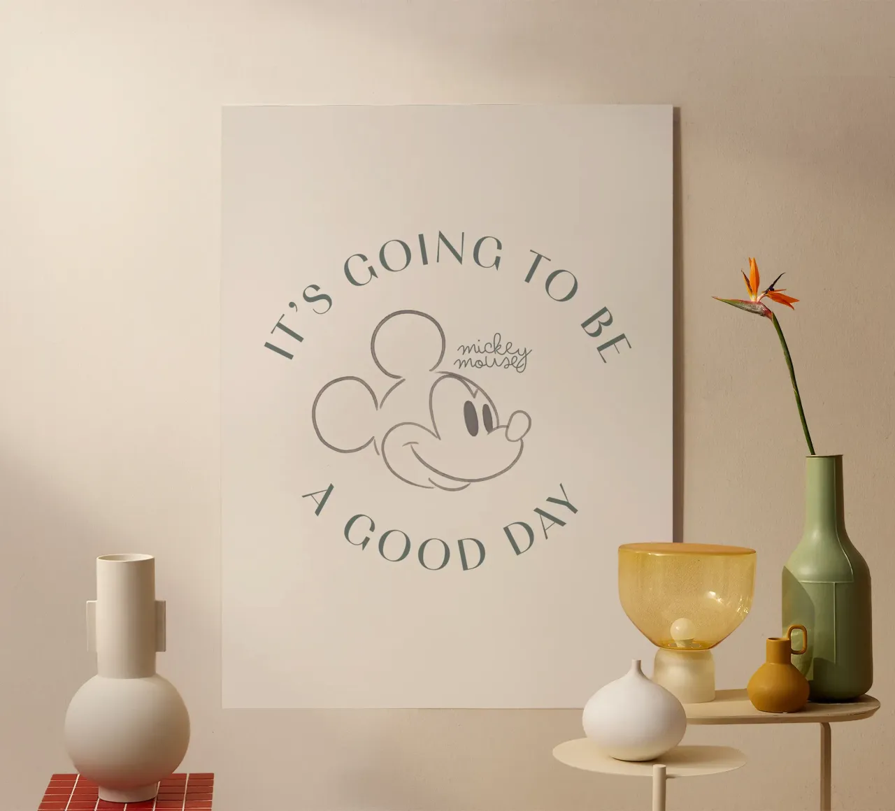 a good day - Mickey Mouse plexiglass da Mickey Mouse