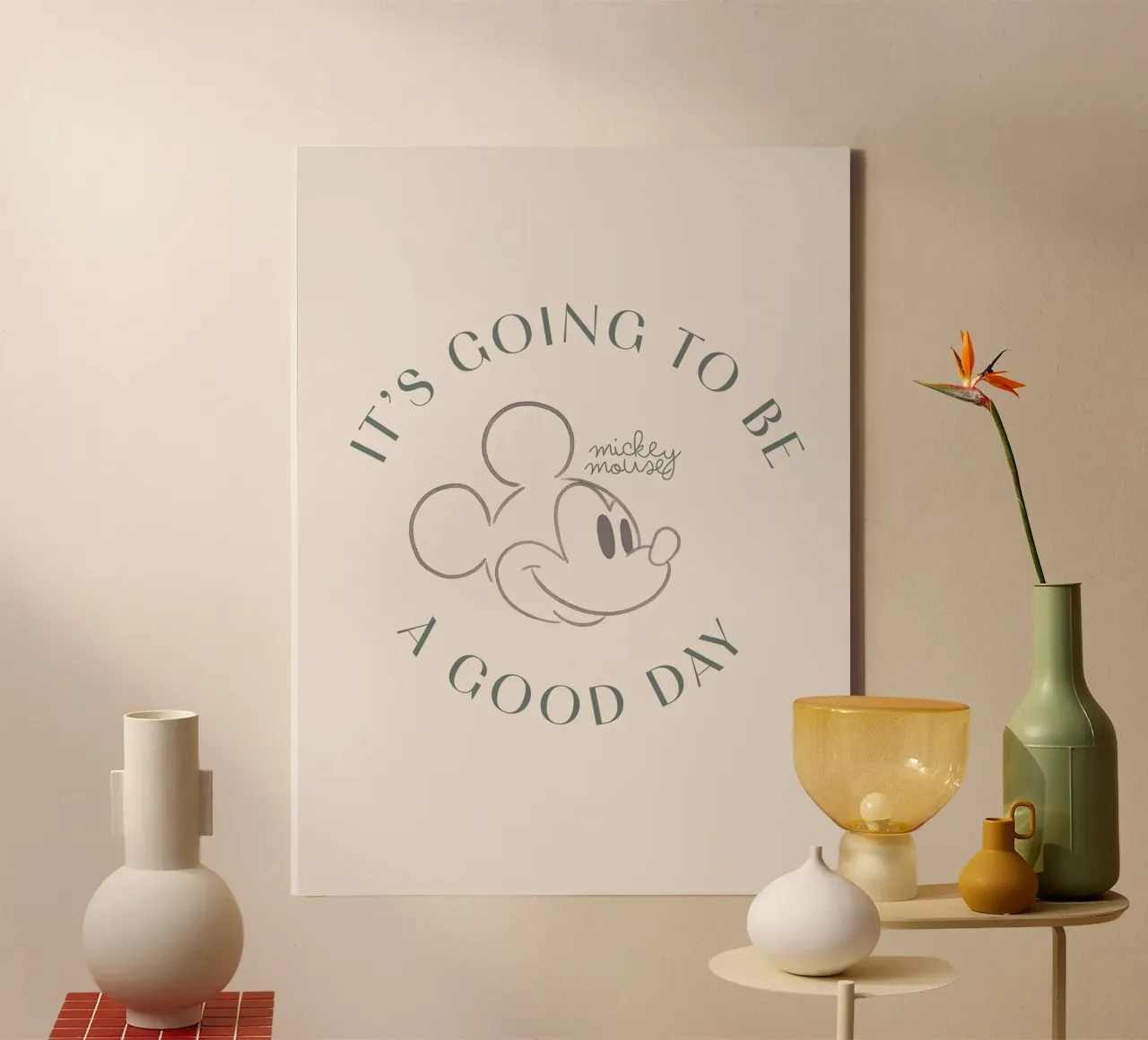 a good day - Mickey Mouse canvas by Mickey Mouse