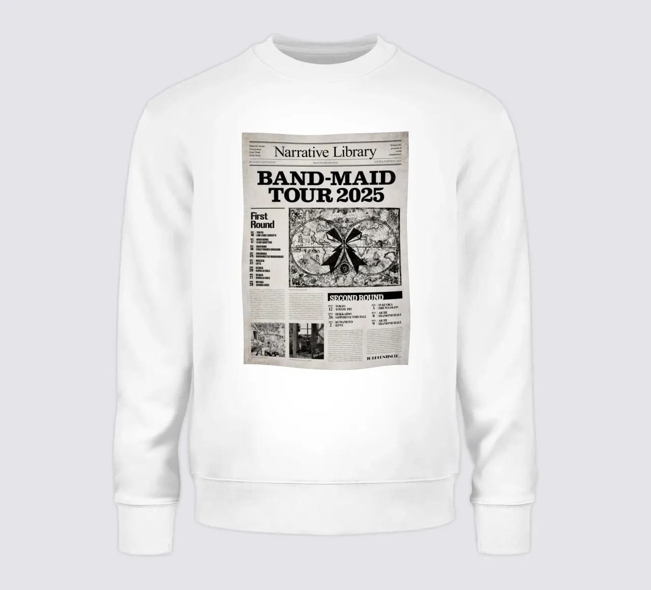 Band Maid Tour 2025 sweatshirt by Music Fest