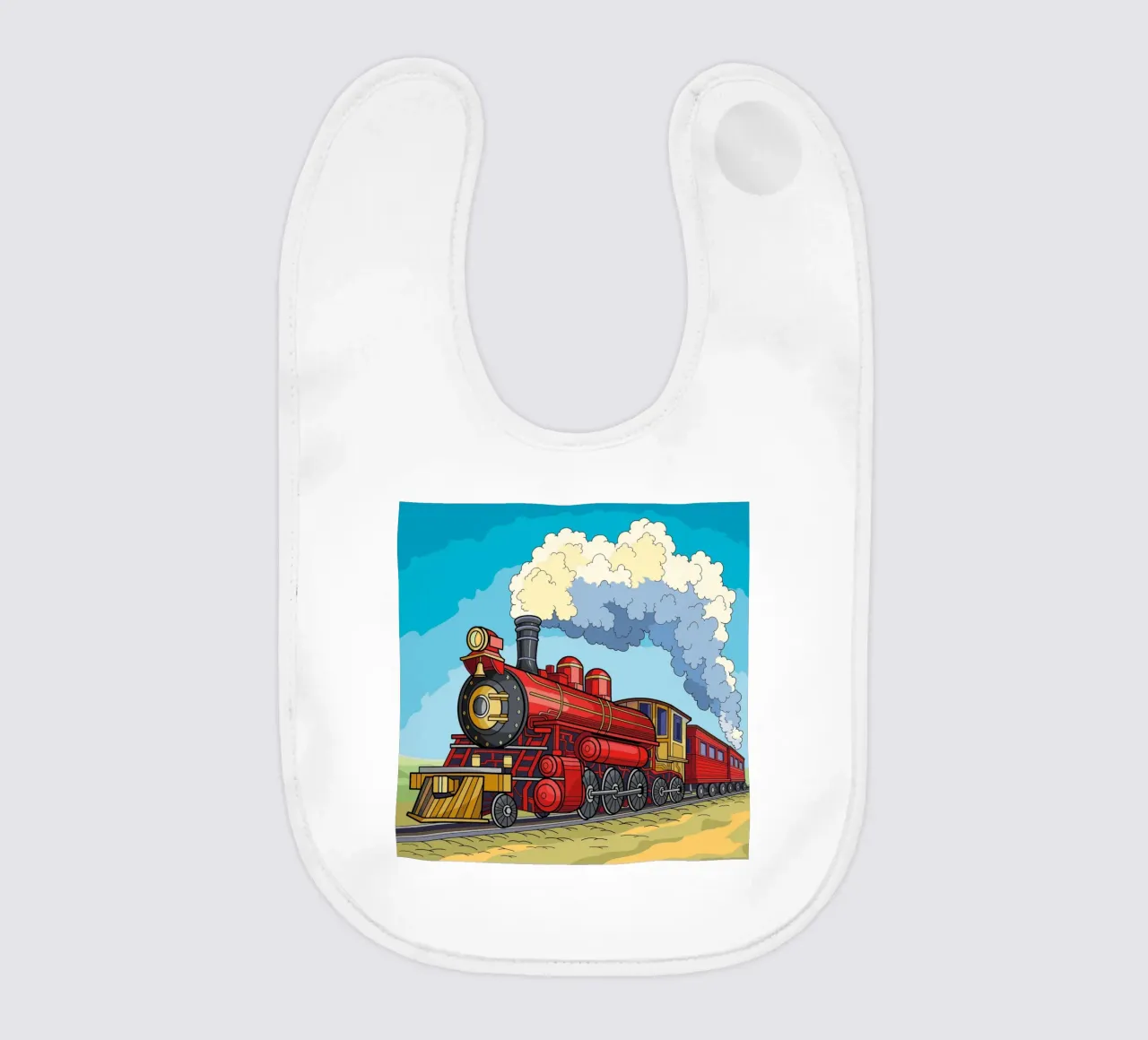 Treno d'epoca sui binari bavaglino da Fanya Art