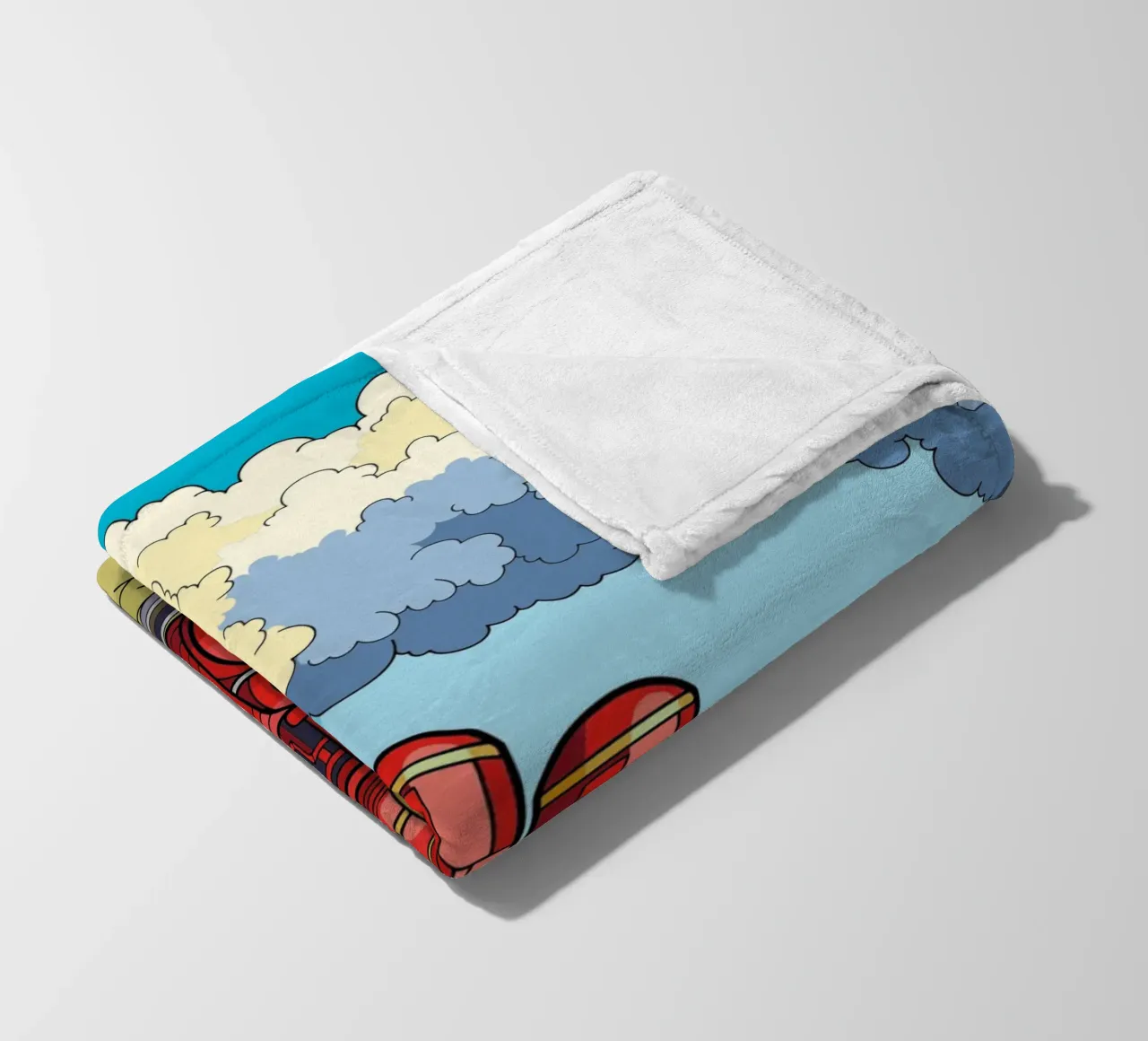 Treno d'epoca sui binari coperta in pile da Fanya Art