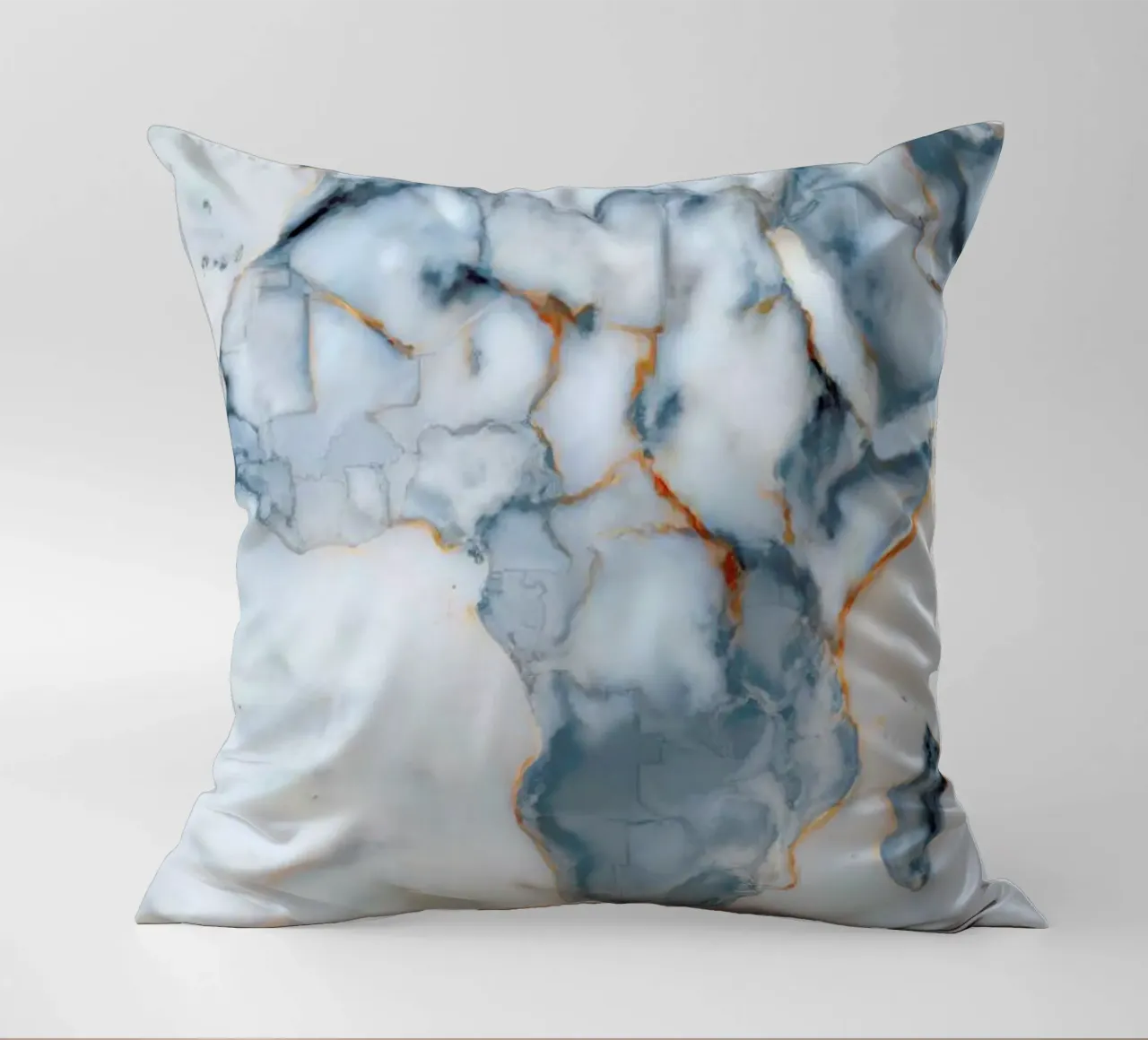 Africa Marble Map cuscino da Octavian