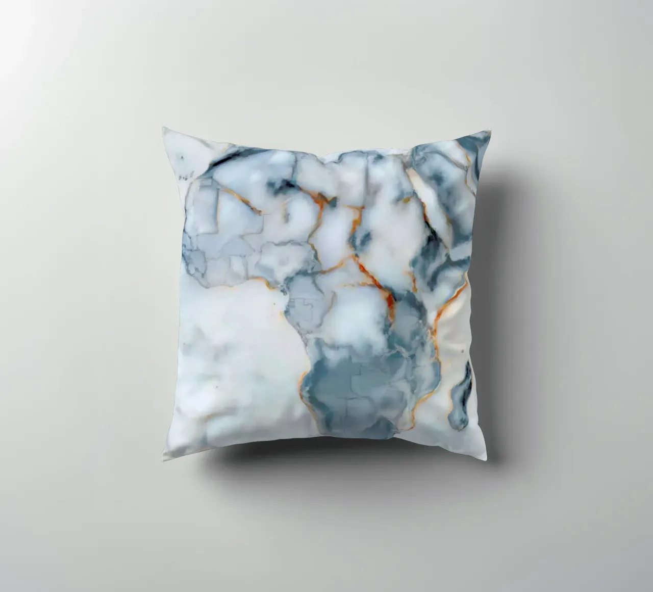 Africa Marble Map cuscino da Octavian