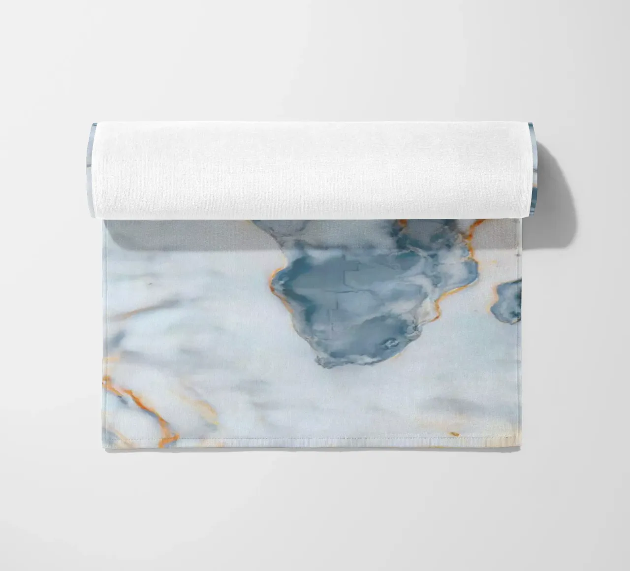 Africa Marble Map beach towel by Octavian