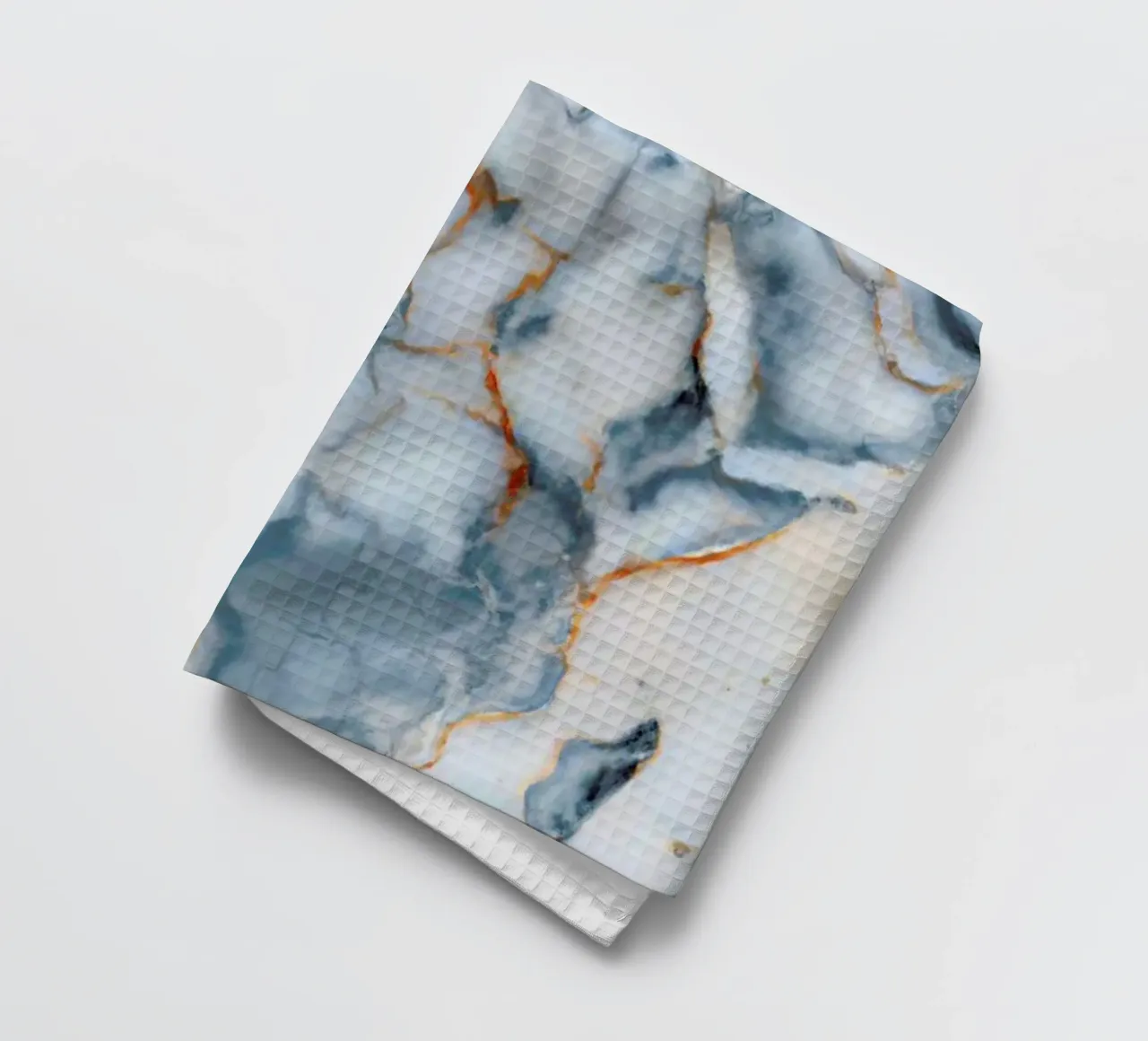 Africa Marble Map tea towel by Octavian
