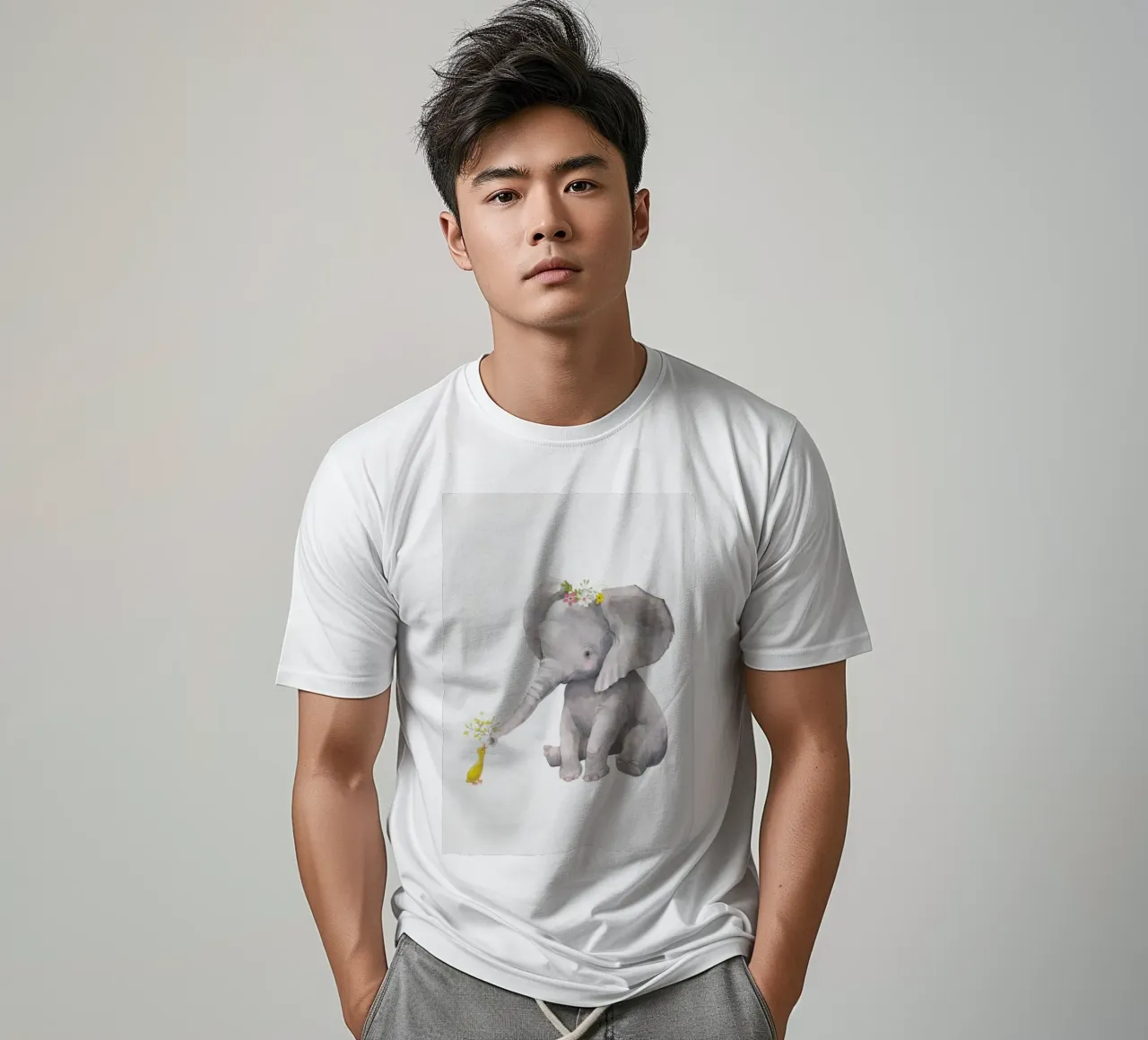 Elephant & Duck t-shirt by KIds Idea