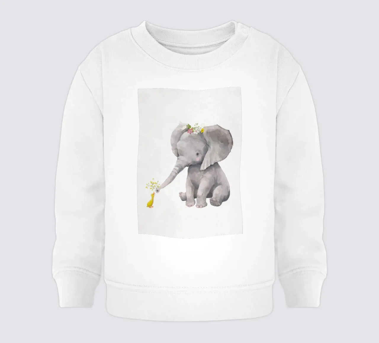 Elefante e anatra felpa neonato da KIds Idea