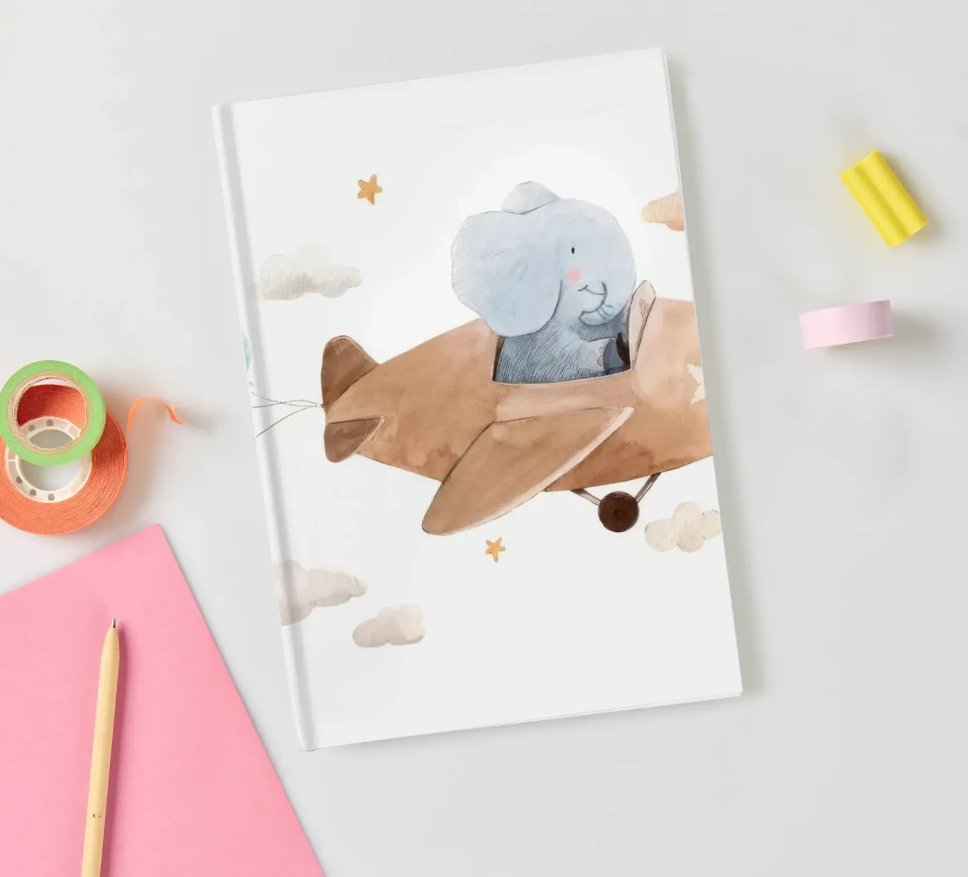 Elephant Pilot notebook by KIds Idea