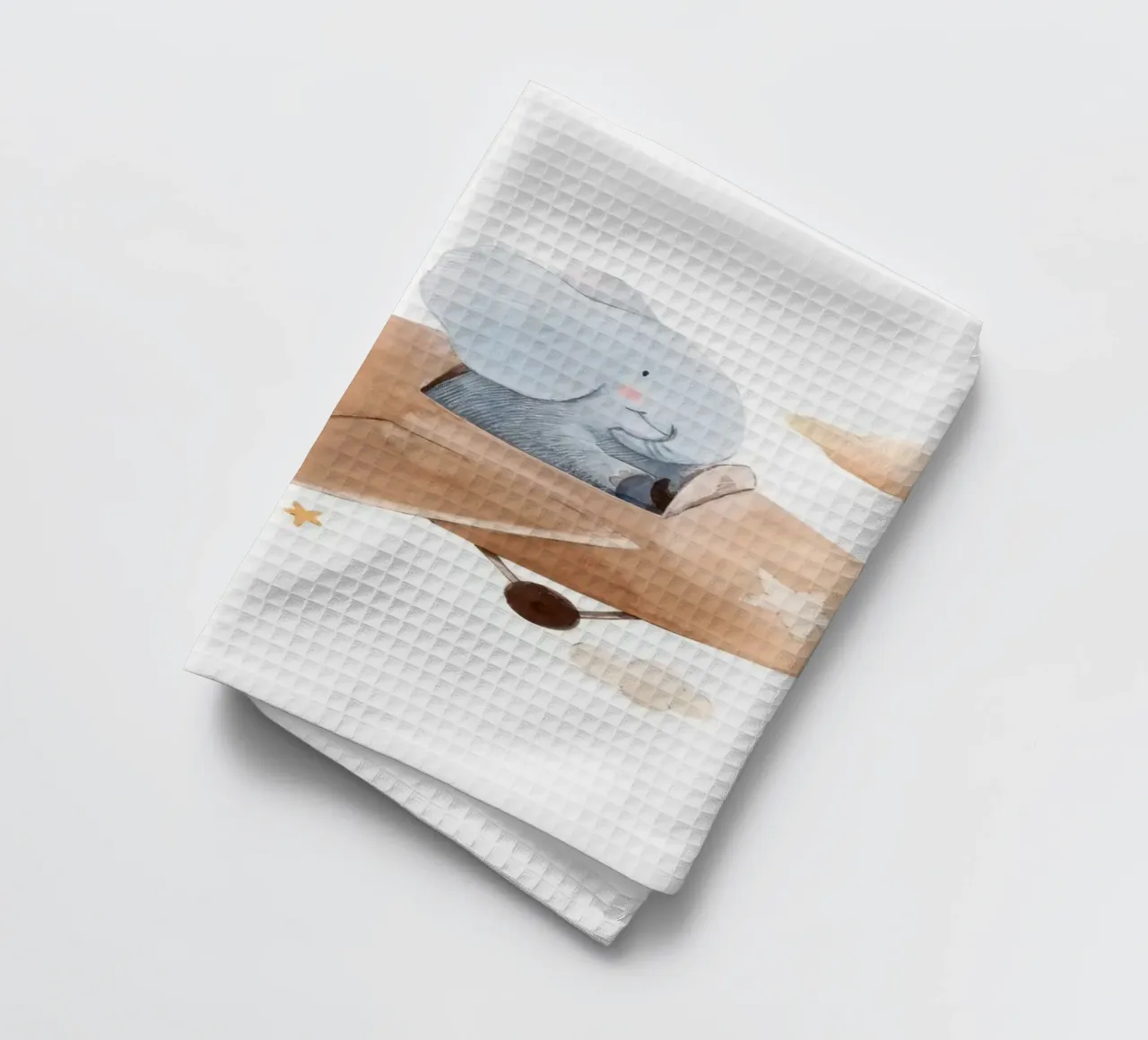 Elephant Pilot tea towel by KIds Idea