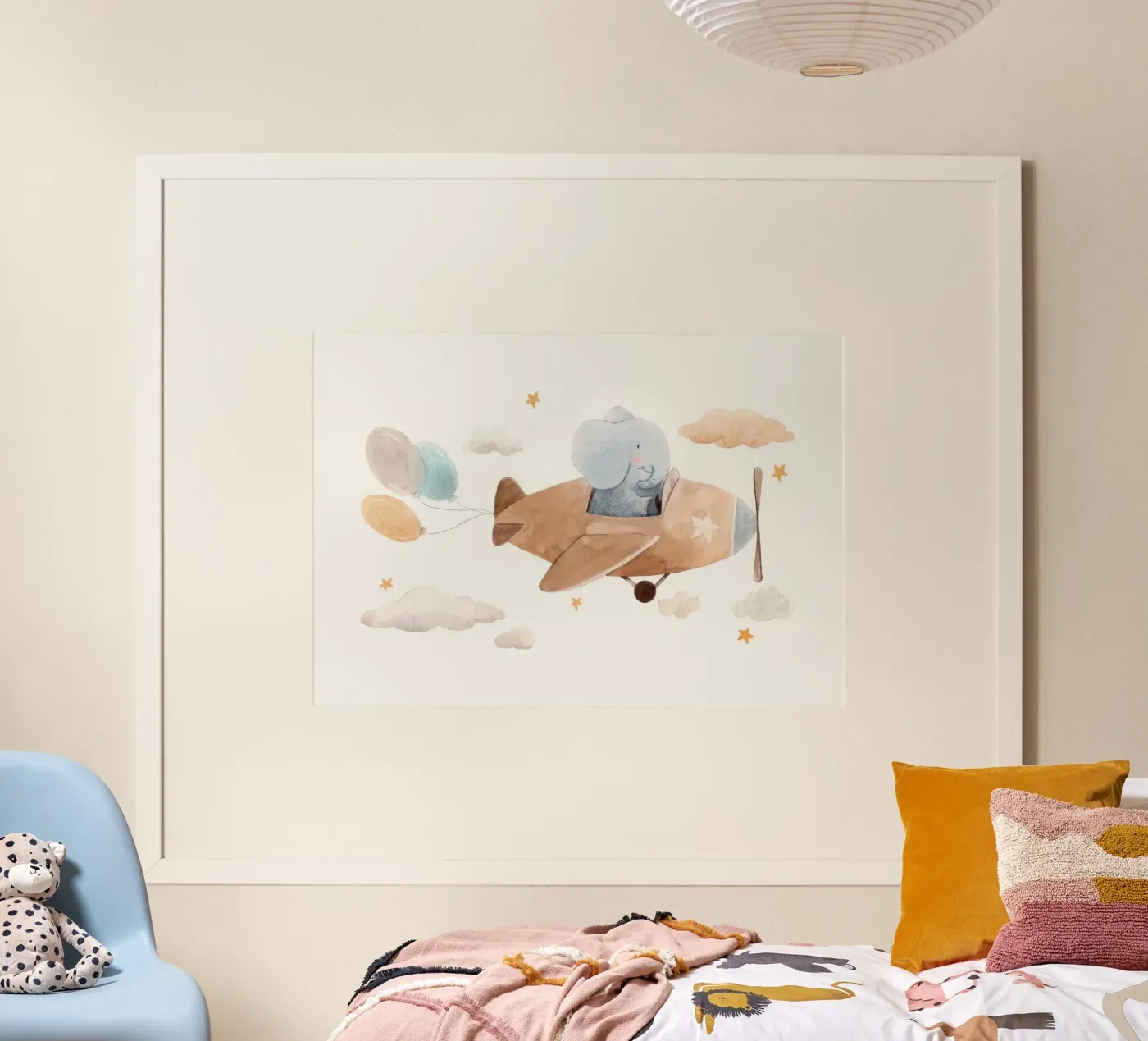 Pilota di elefanti poster da KIds Idea