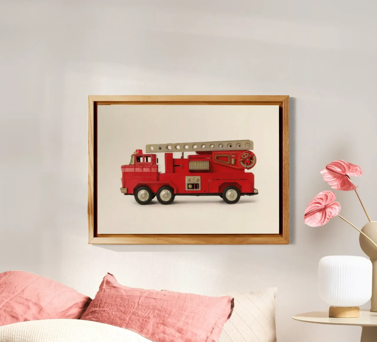 Camion dei pompieri alluminio dibond da KIds Idea