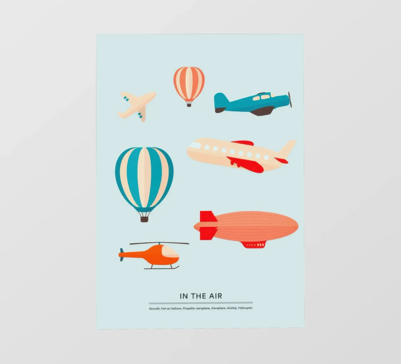 Nell'aria telo in pvc da KIds Idea