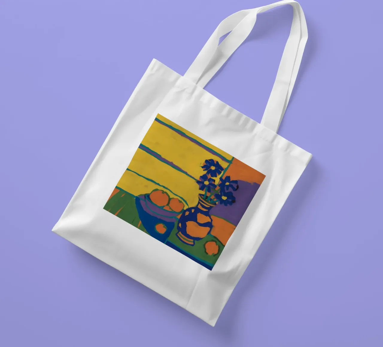 Orange Dress Old Town tote bag by Stone Decade