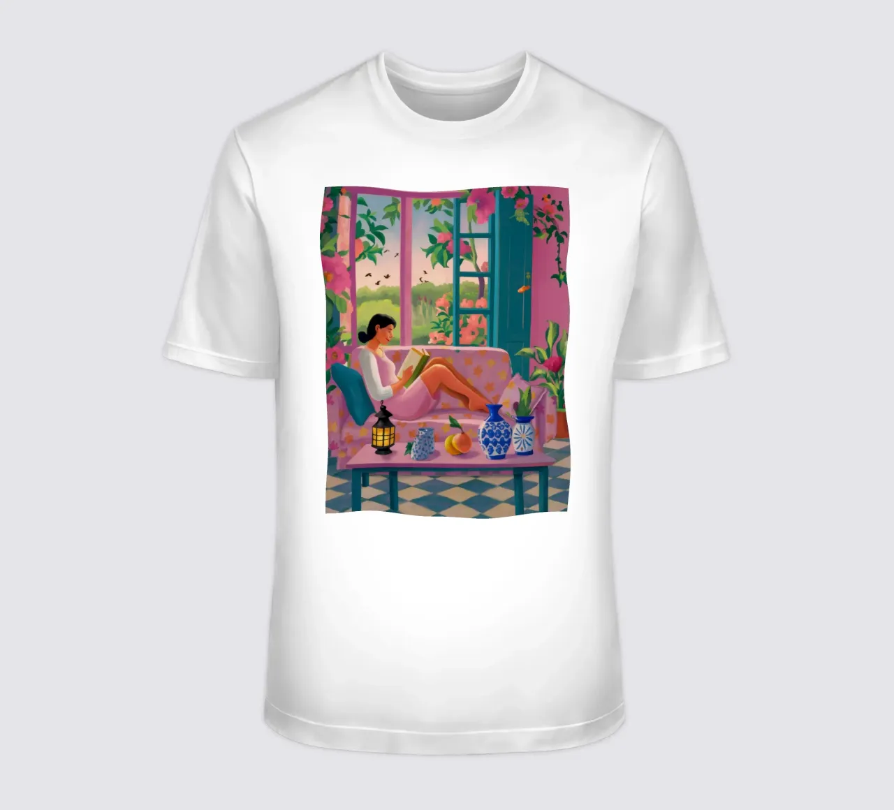 Finestra astratta Immobile t-shirt da Marigold Tiga