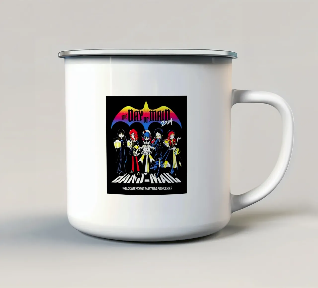 The Day Of Main band Maid enamel mug by Music Fest
