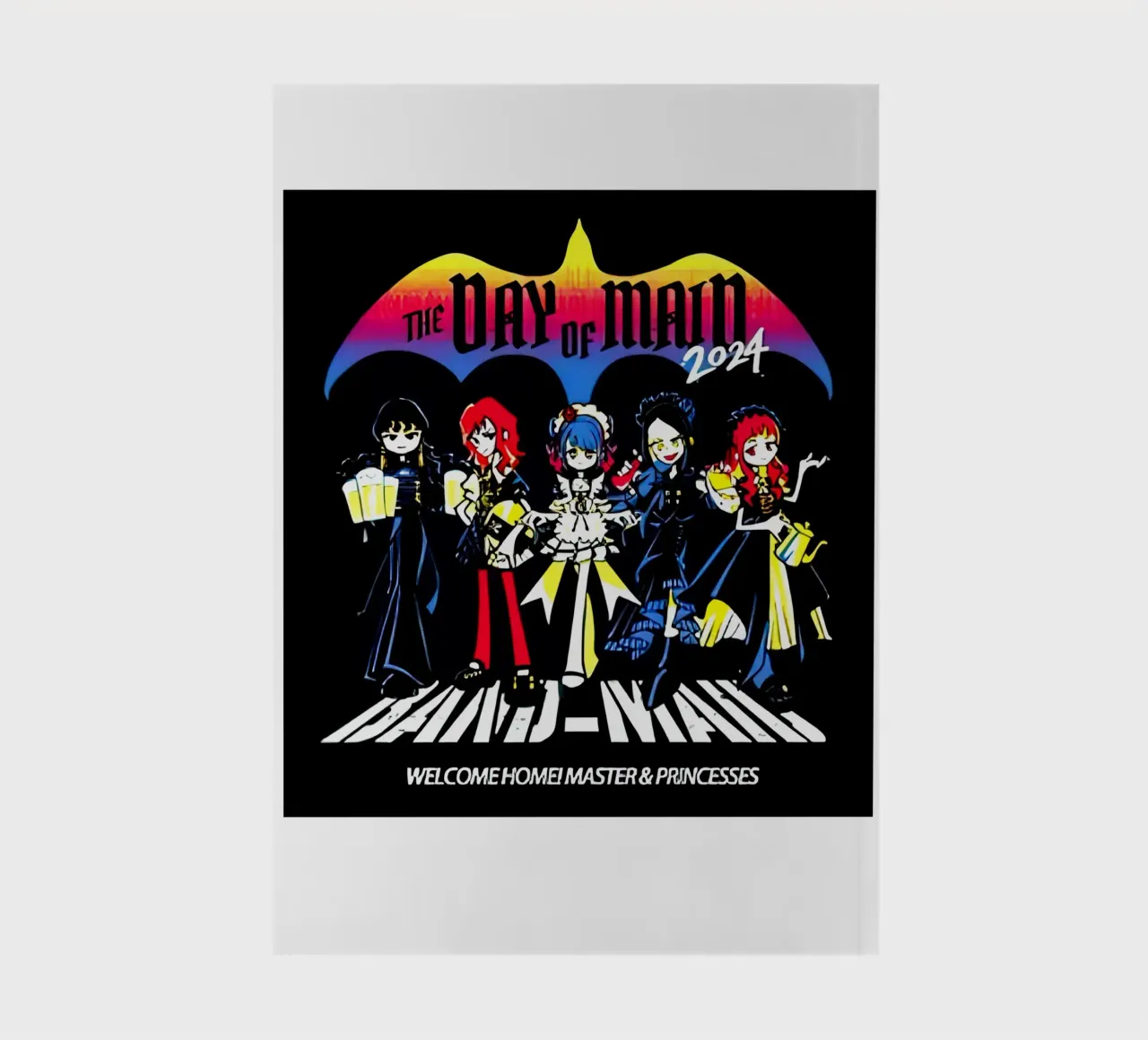 The Day Of Main band Maid notebook by Music Fest