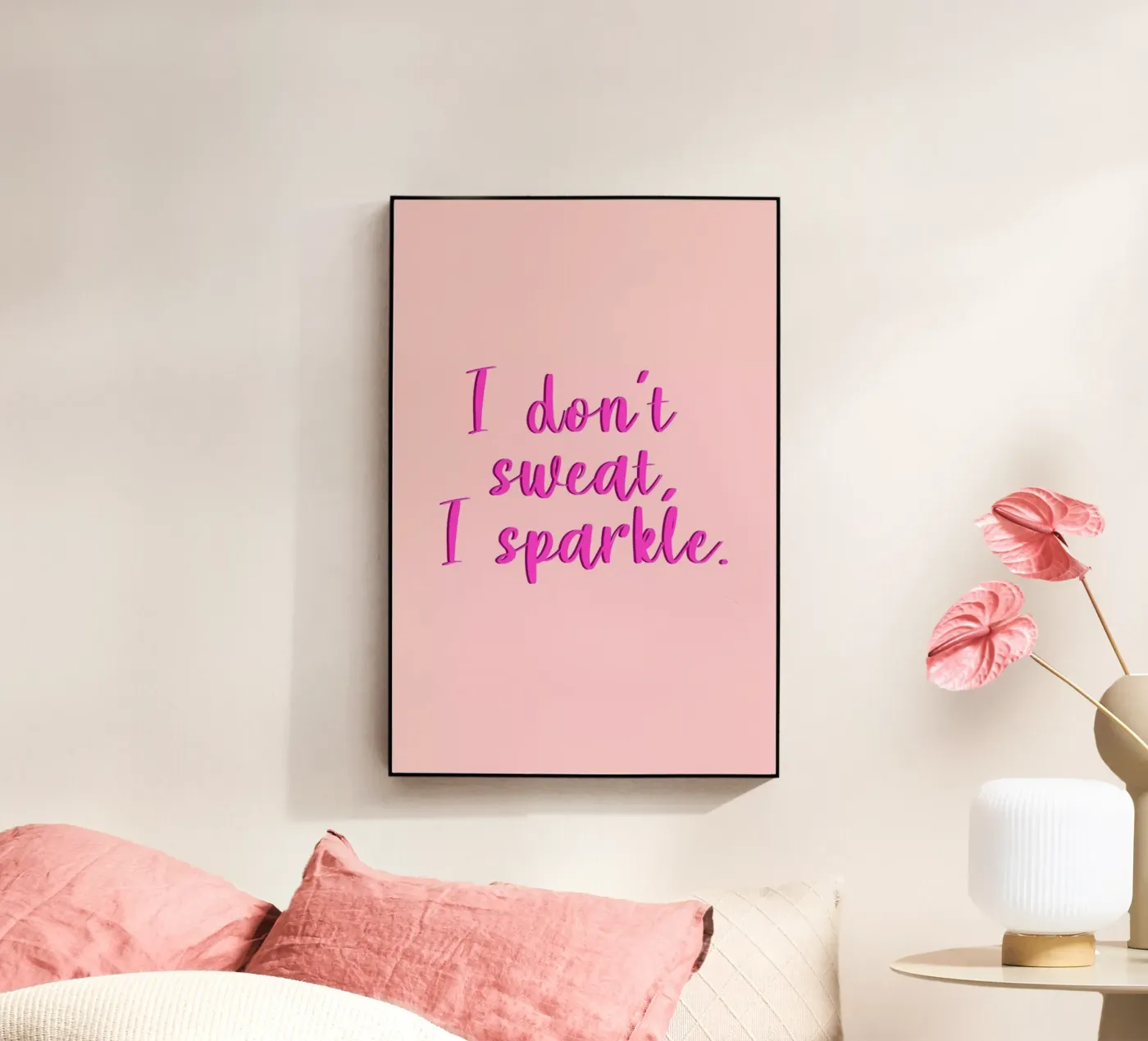 I Don't Sweat plexiglass da Ayleen