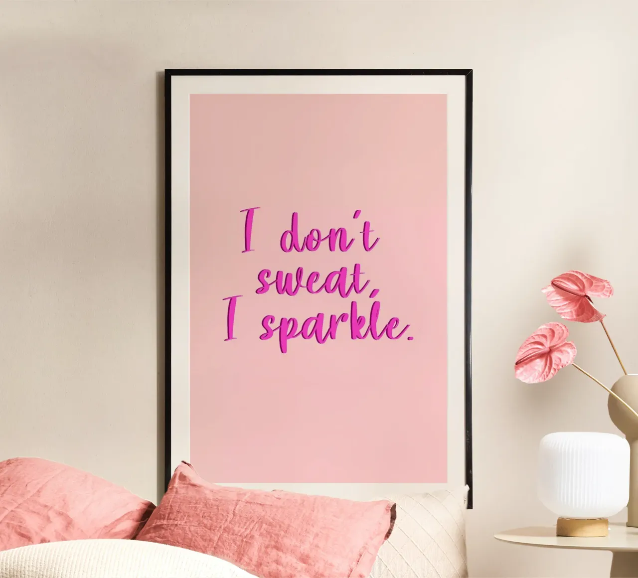 I Don't Sweat carta hahnemühle da Ayleen
