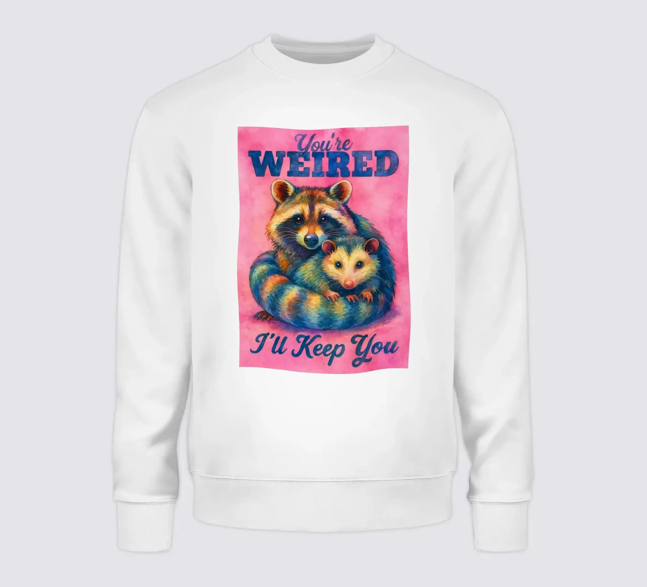 Sei strano, ti terrò come un procione felpa da onerules