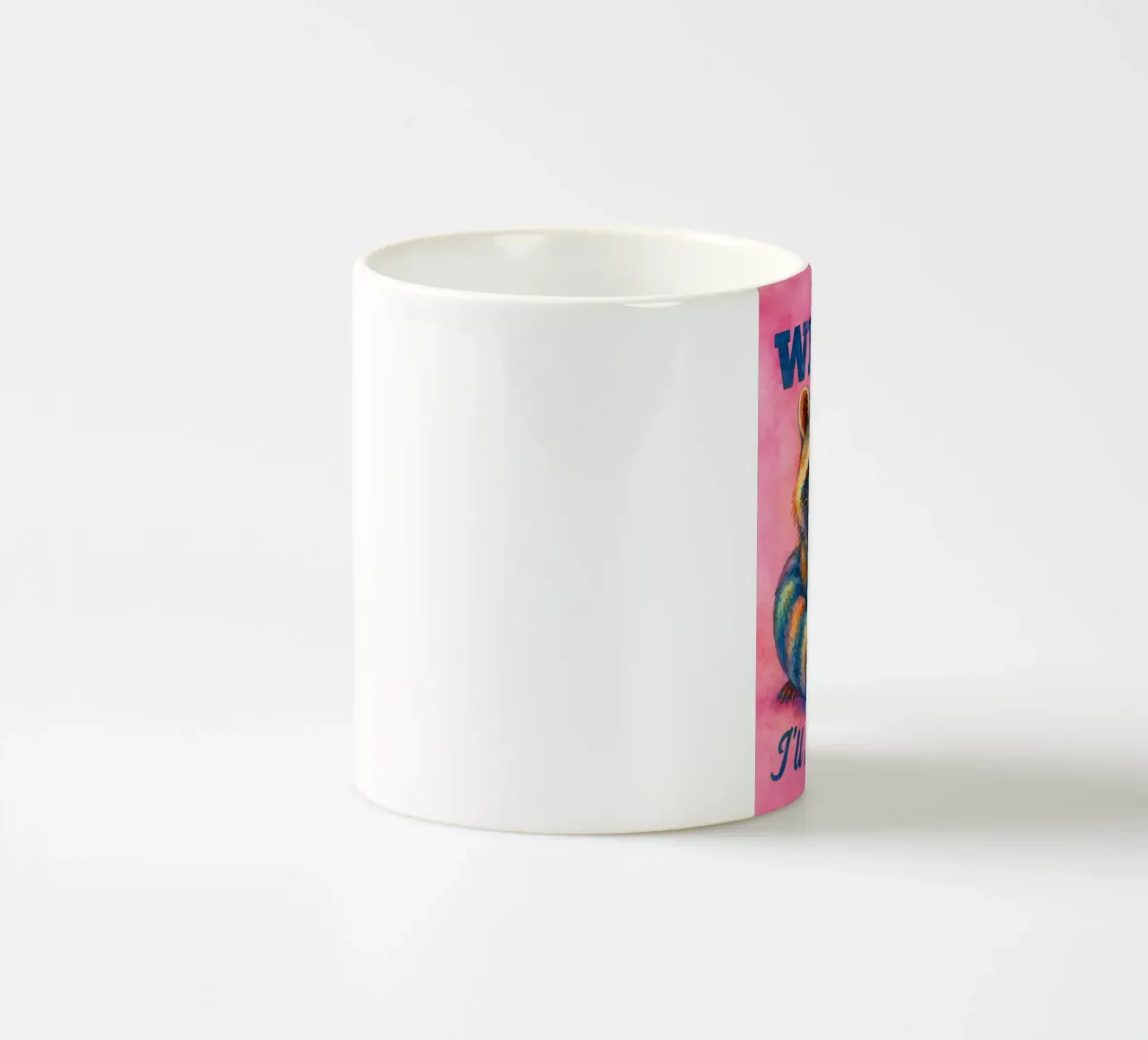 Sei strano, ti terrò come un procione tazza in ceramica da onerules