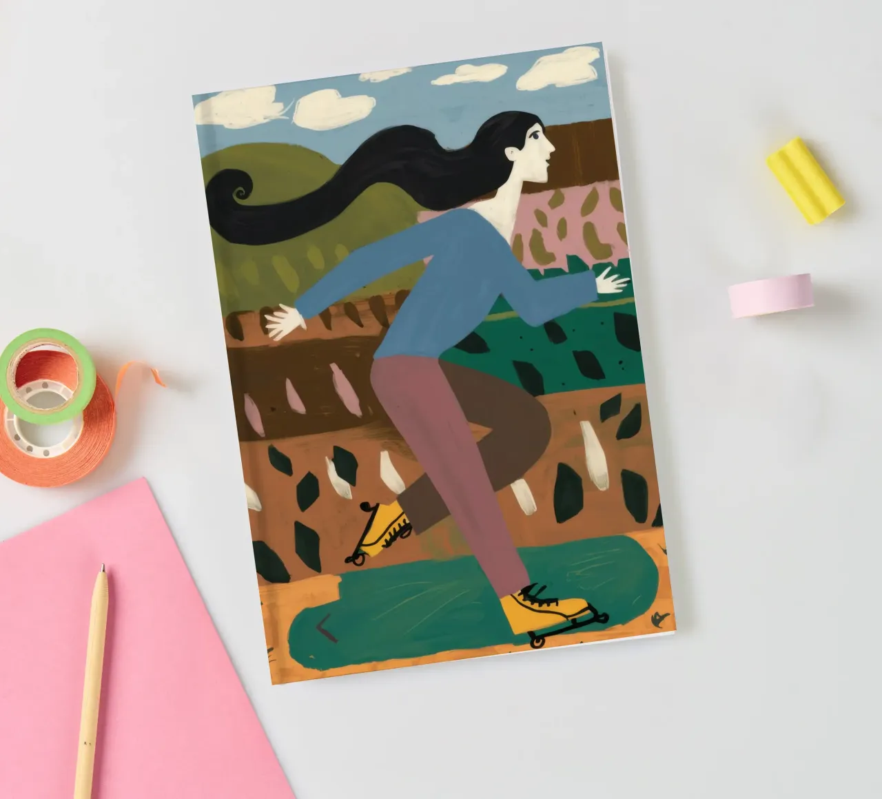 Jungle Nude Repose notebook by Marigold Tiga