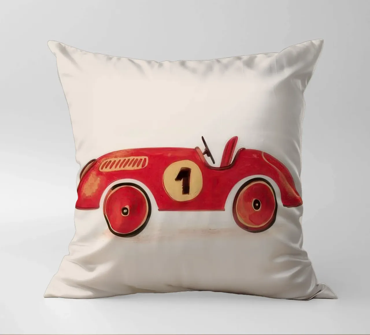 Auto da corsa rossa cuscino da KIds Idea
