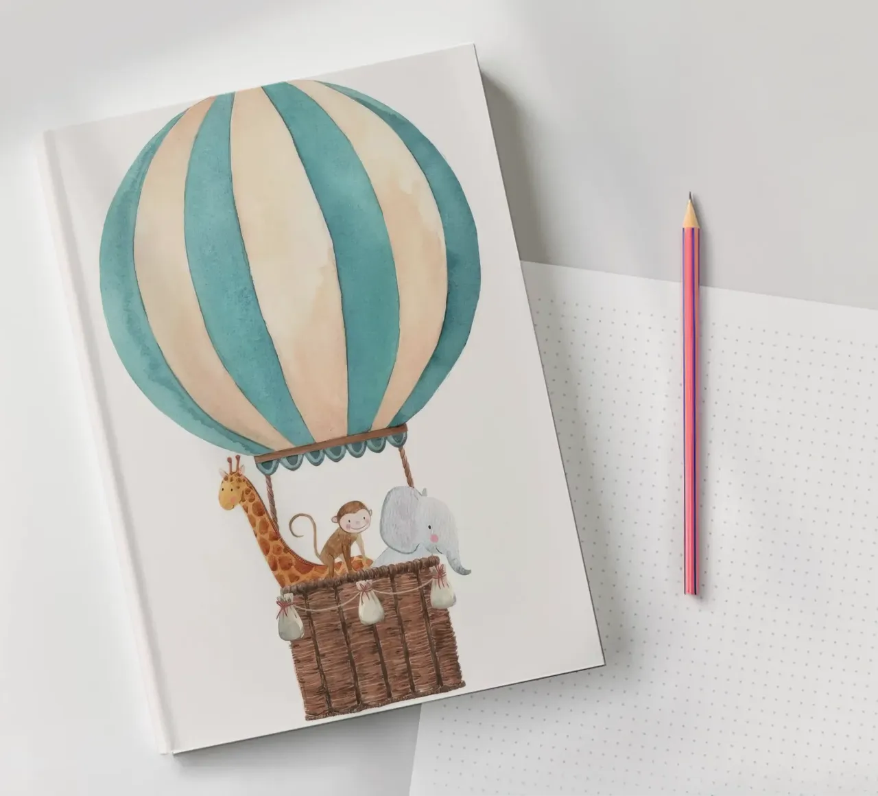The Balloon Ride notebook by KIds Idea