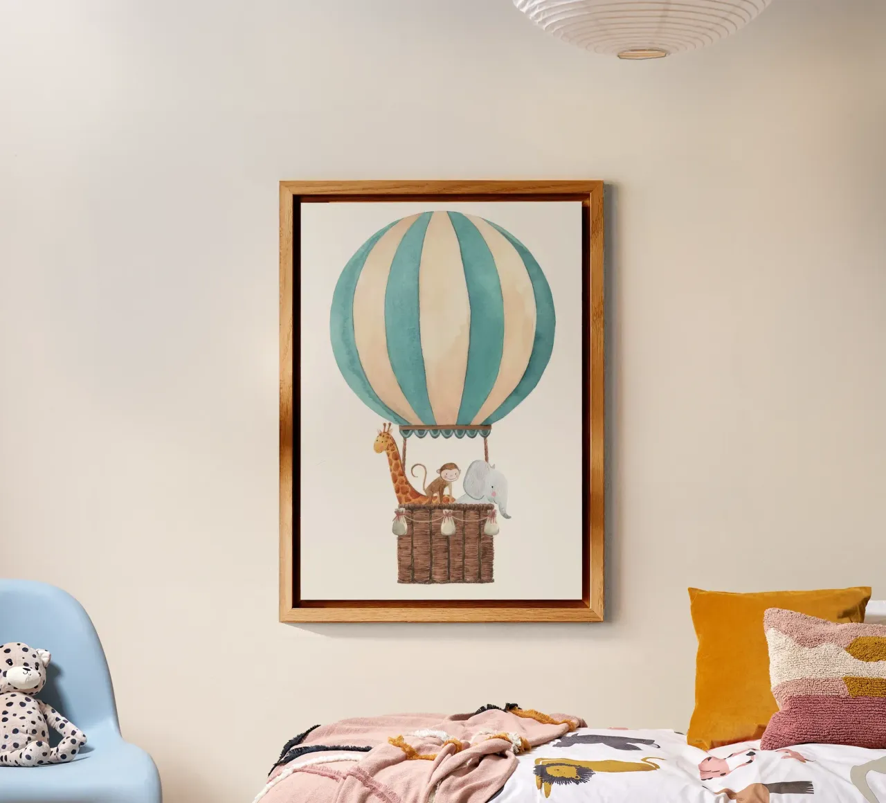 Il giro in mongolfiera alluminio dibond da KIds Idea