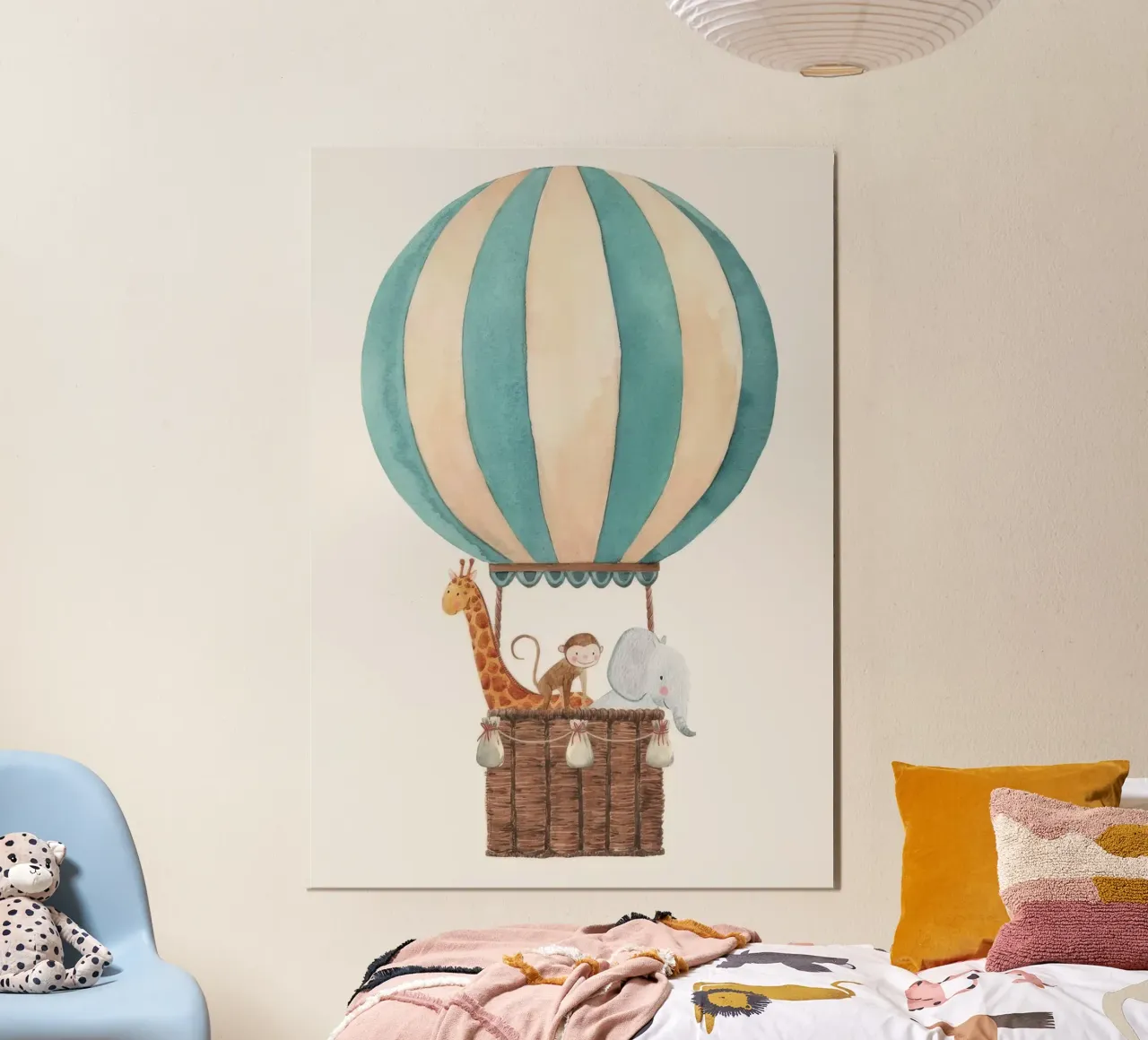 Il giro in mongolfiera alluminio dibond da KIds Idea