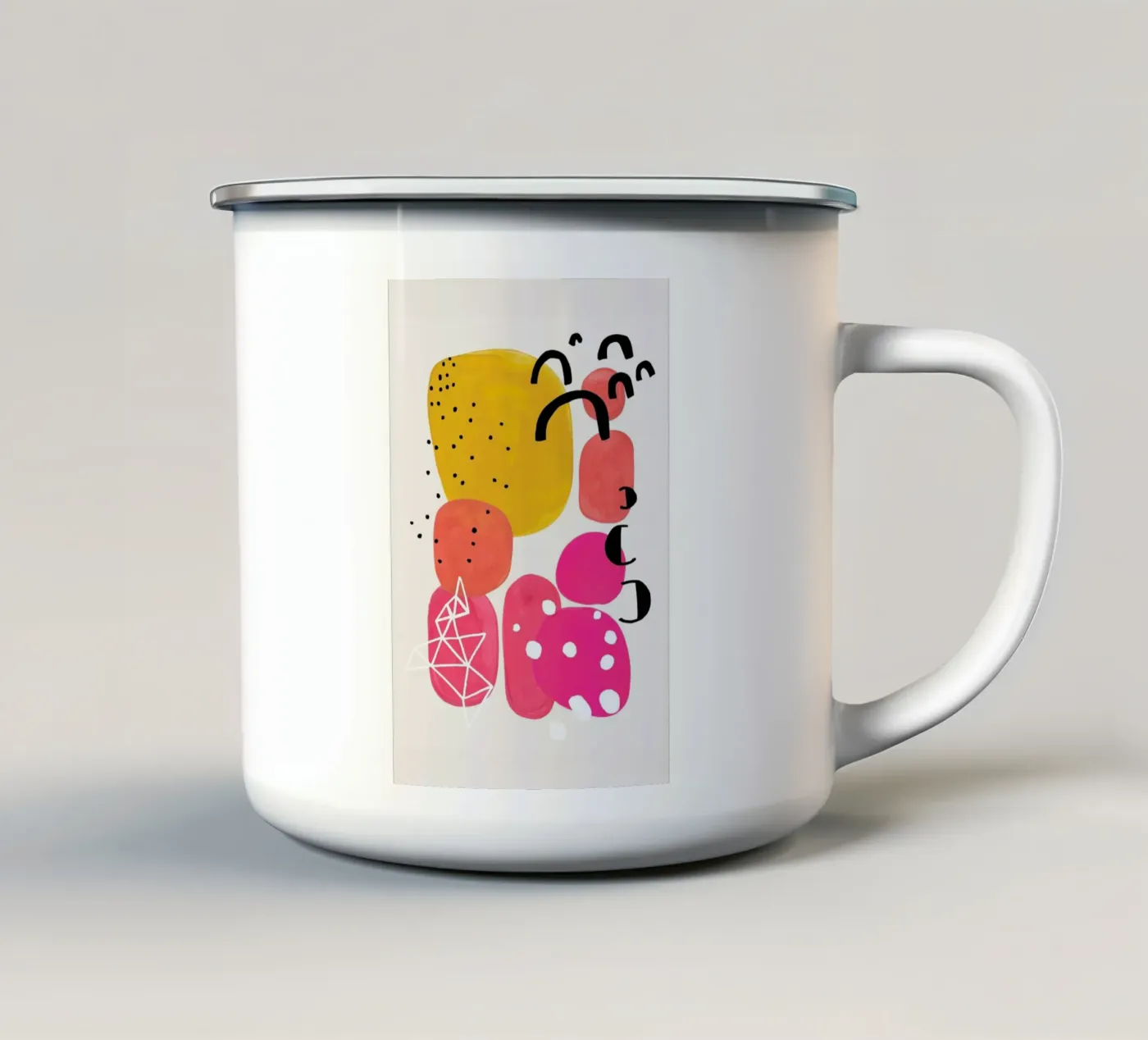 Hard Candy enamel mug by EnShape