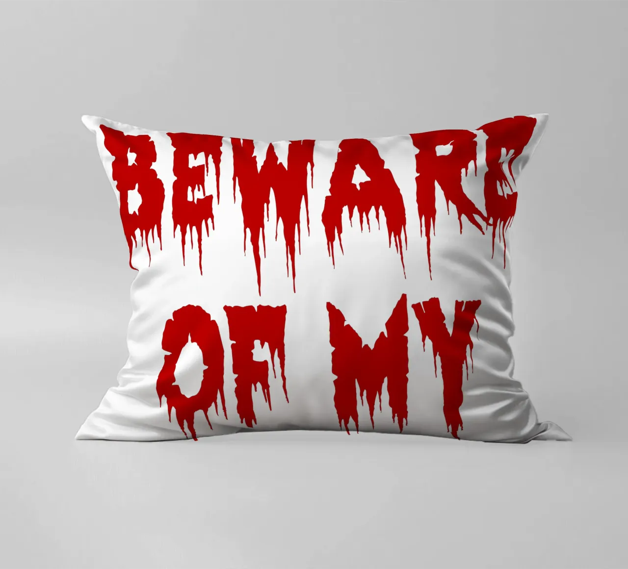beware of my husband decorative cushion by onetime