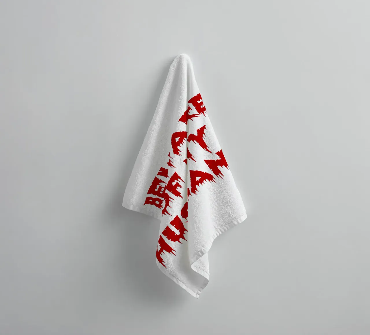 beware of my husband towel by onetime
