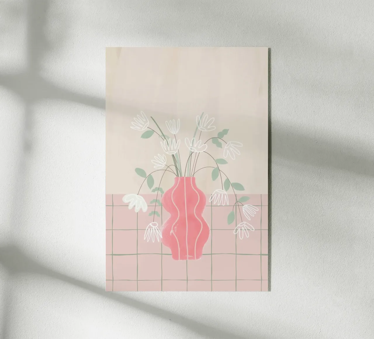 Pink Vase plexiglass da KRUTH DESIGN