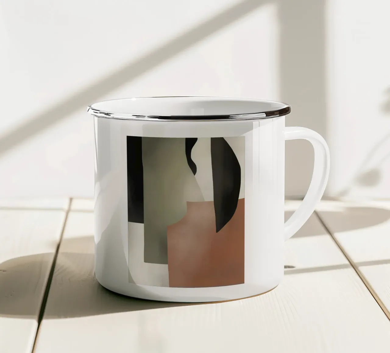 Superfici tagliate con la carta tazza in smalto da Little Dean