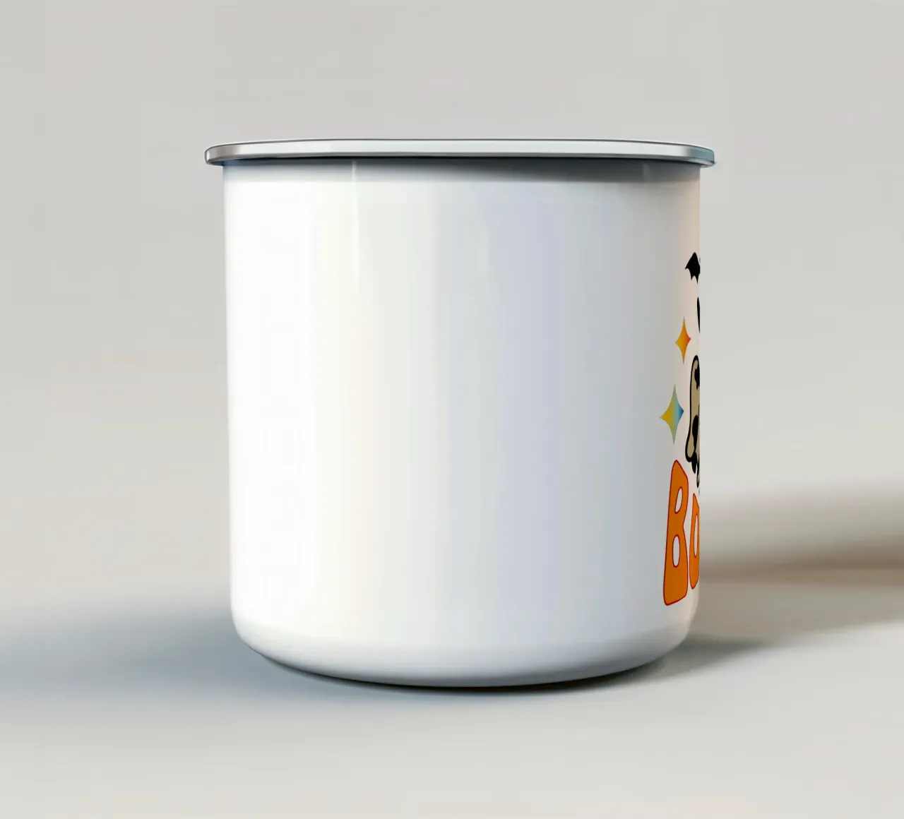 boo come fantasma tazza in smalto da onetime