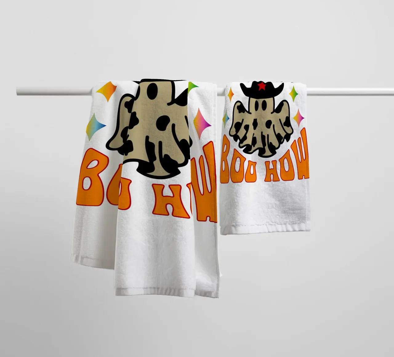 boo how ghost towel by onetime