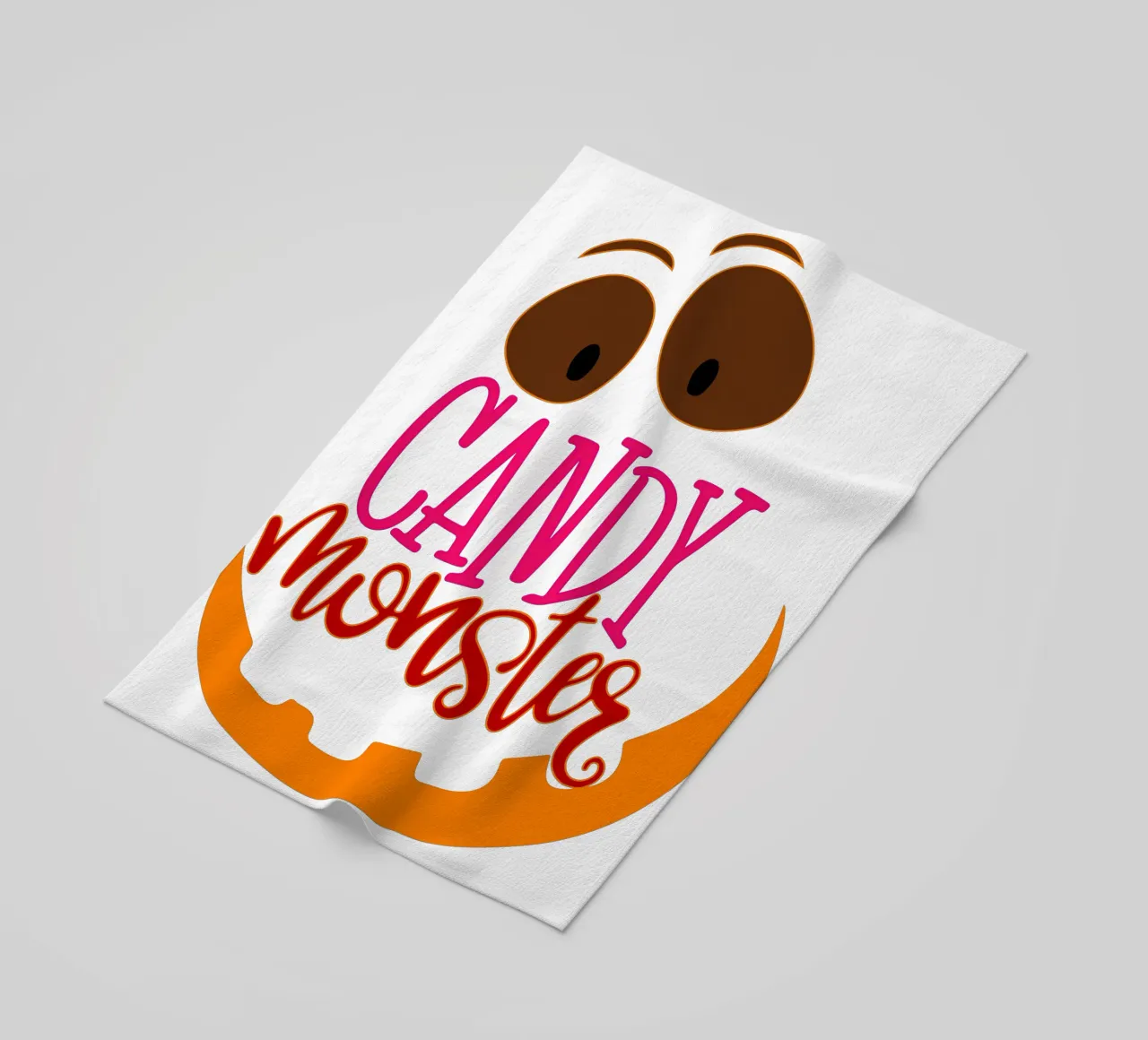 mostro di caramelle telo mare da onetime