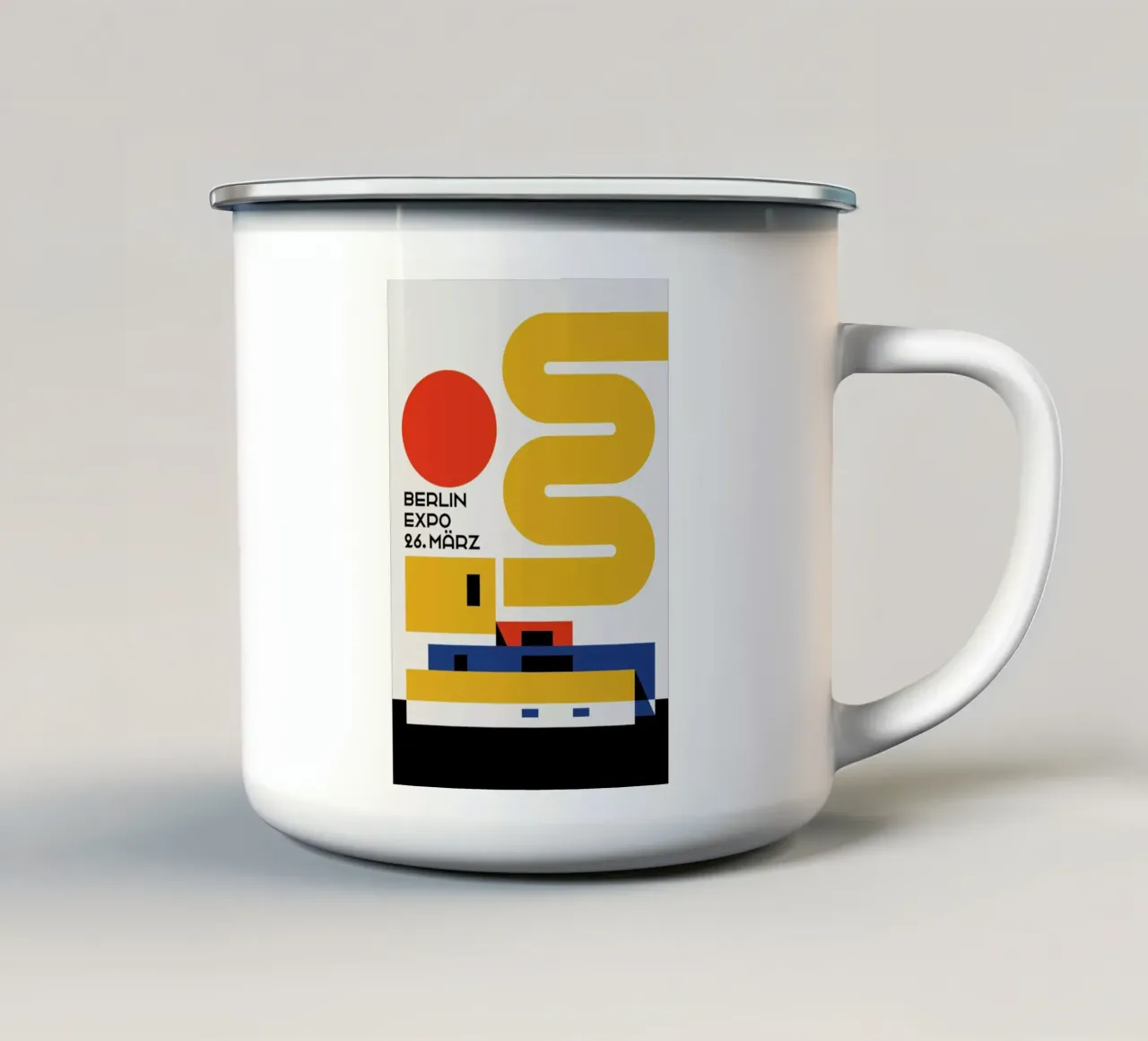 Expo di Berlino tazza in smalto da Bo Lundberg