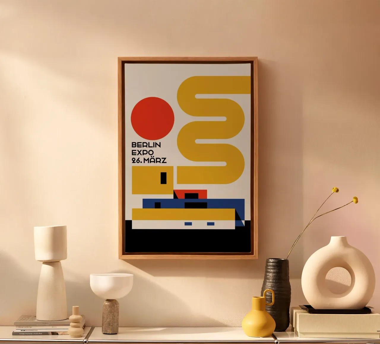 Expo di Berlino tela con Cornice a cassetta da Bo Lundberg