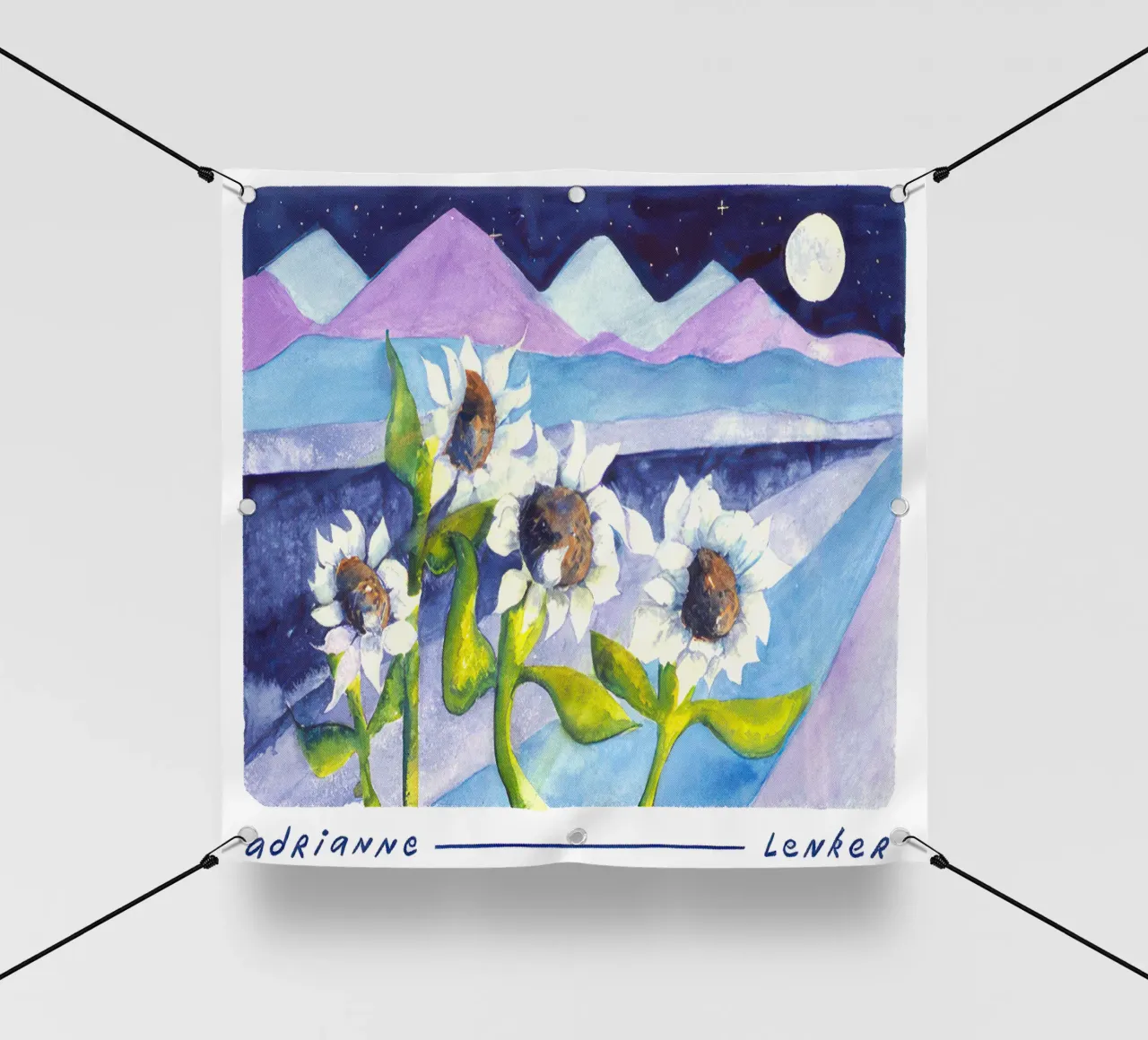 Andrianne Lenker Mema Moonflowers telo in pvc da carleemiller