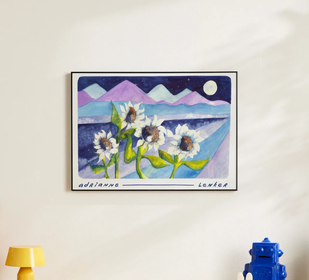 Andrianne Lenker Mema Moonflowers alluminio dibond da carleemiller