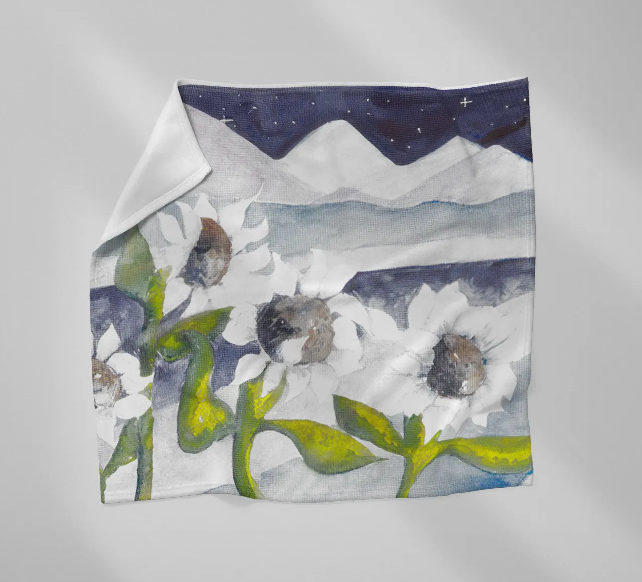 Andrianne Lenker Mema Moonflowers coperta in pile da carleemiller