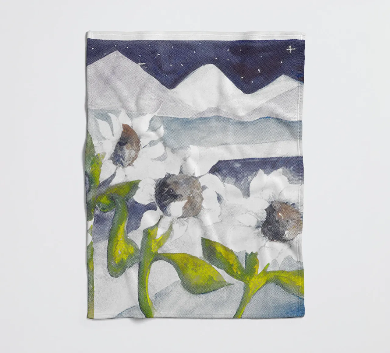 Andrianne Lenker Mema Moonflowers coperta in pile da carleemiller