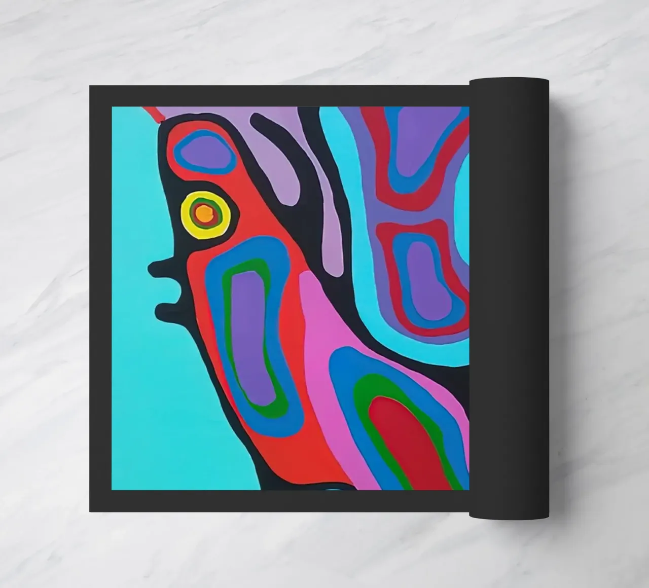 Orsi astratti zerbino da ARTMAIACREATION