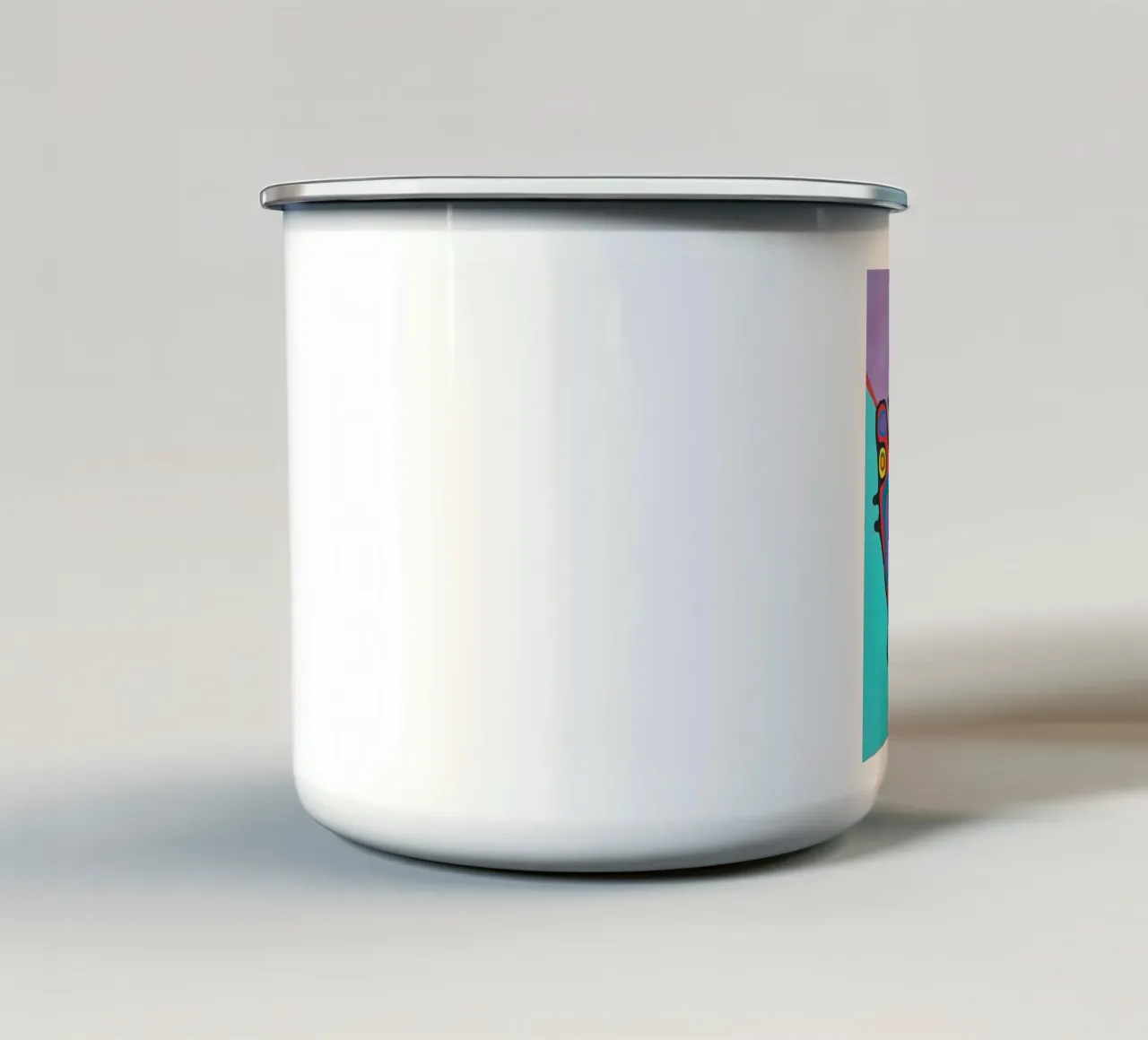 Orsi astratti tazza in smalto da ARTMAIACREATION
