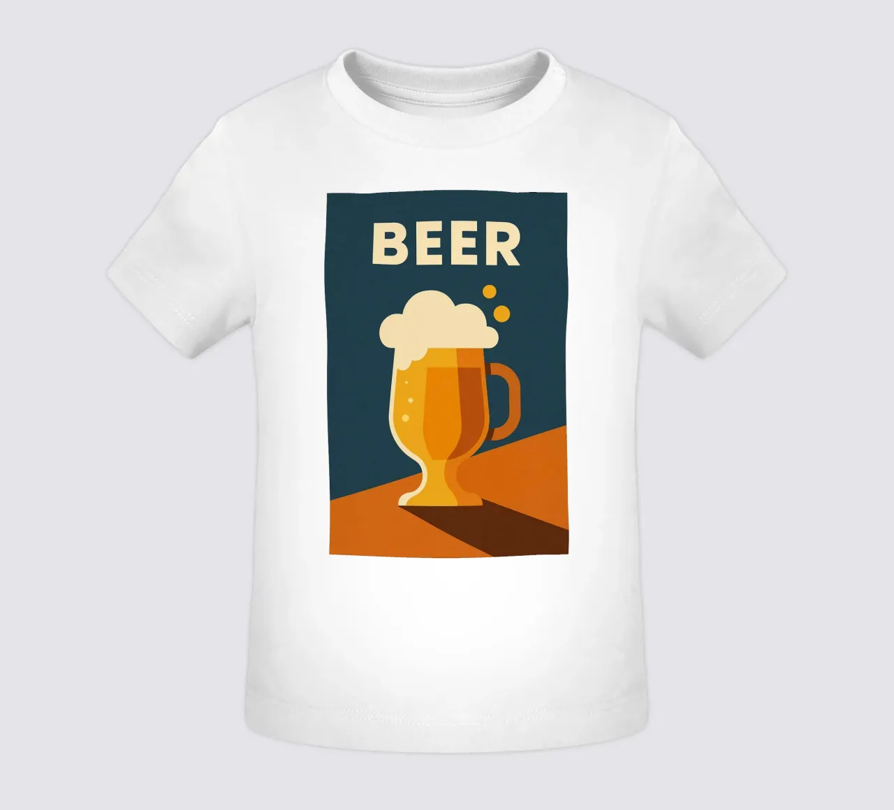 Beer – L'affiche pop qui donne soif maglietta neonato da Boissons - Affiches & posters - Retro