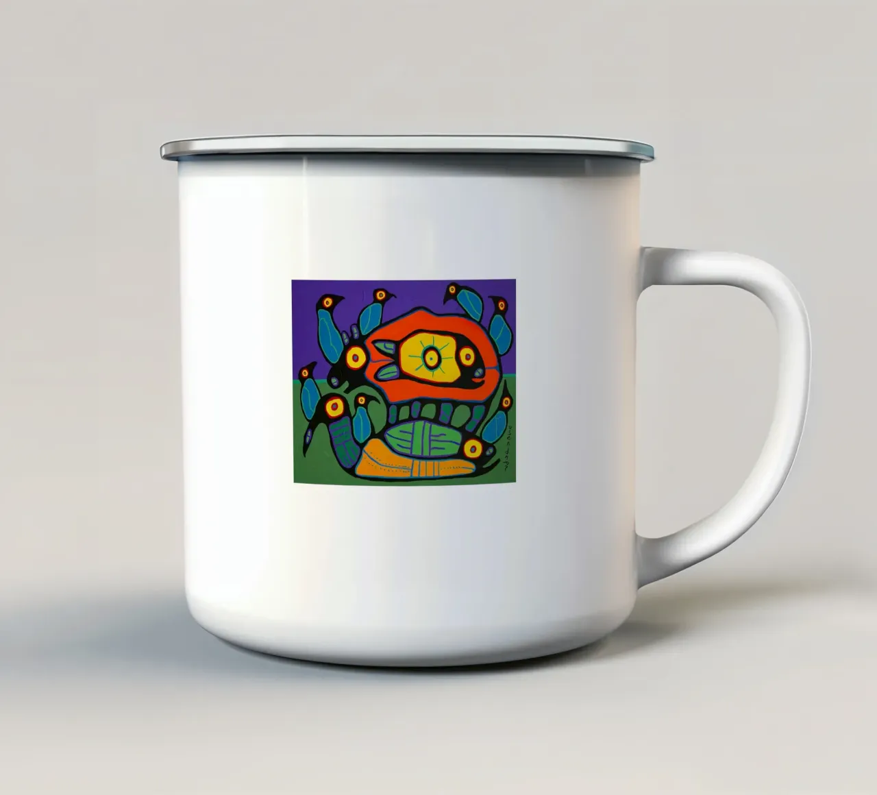 tutta la vita 1994 tazza in smalto da ARTMAIACREATION