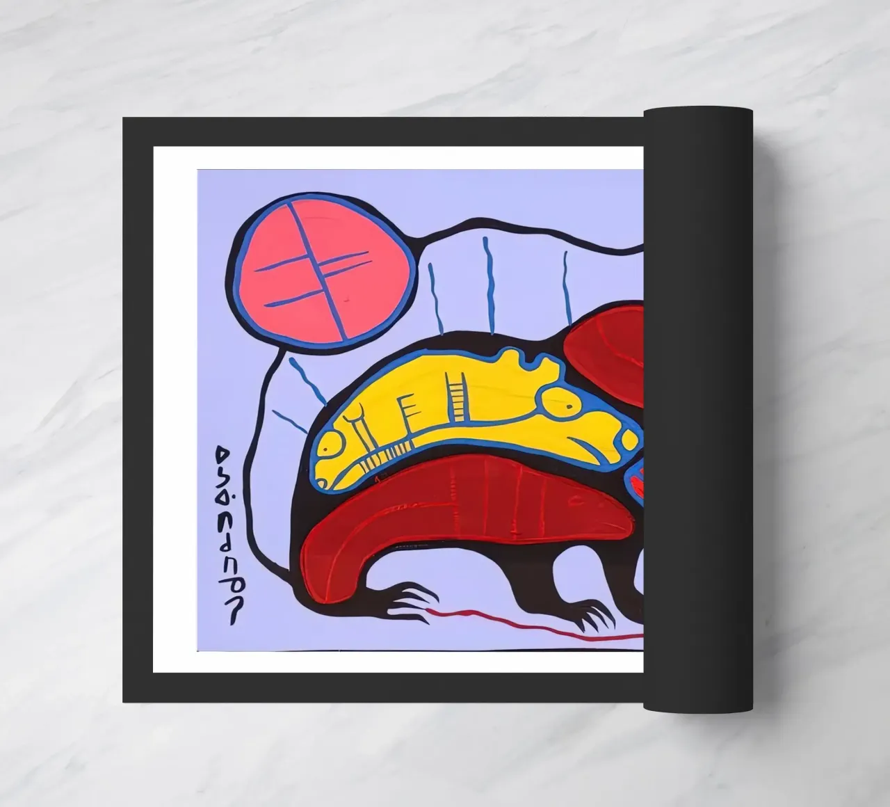 Orso anni '80 zerbino da ARTMAIACREATION