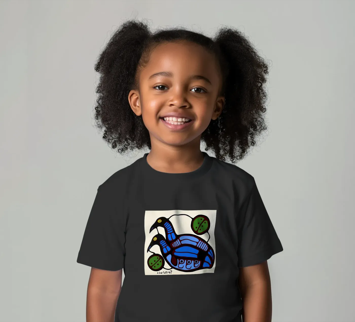 Blauwe eenden kinder t-shirt van ARTMAIACREATION
